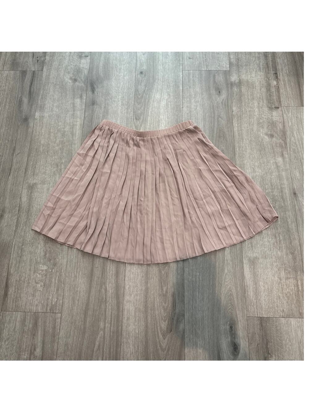 Max Studio Mauv Mist Pleated Short Skirt Women's Size S